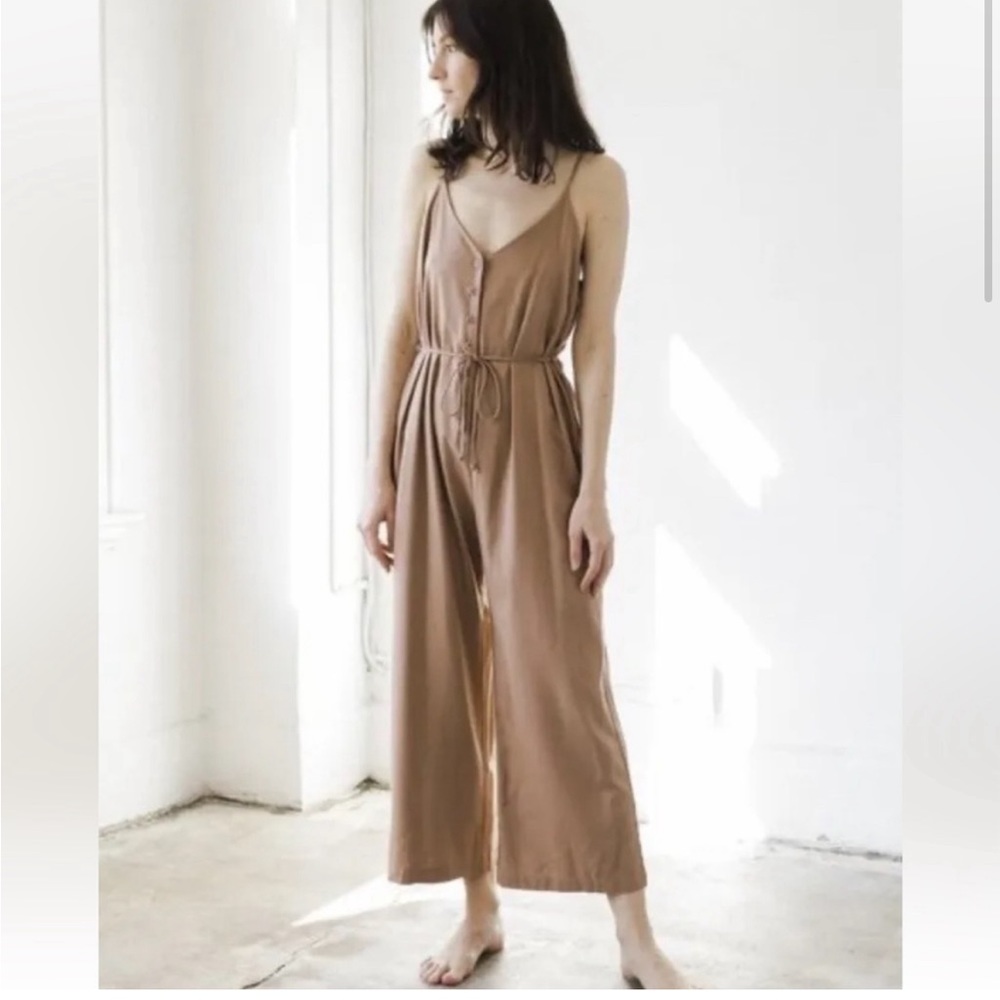 Ozma Cypress jumpsuit, 100% raw silk. XS size